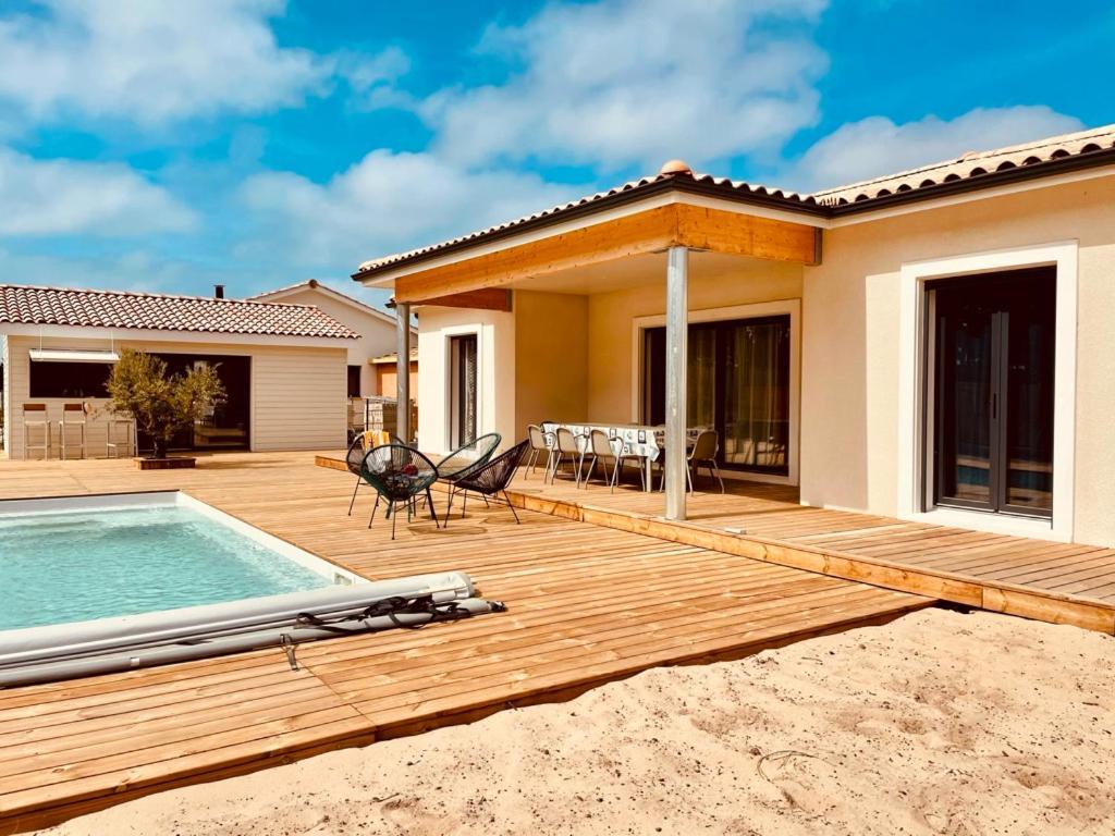 Villashomeclet - Villa Palm Beach Vensac المظهر الخارجي الصورة