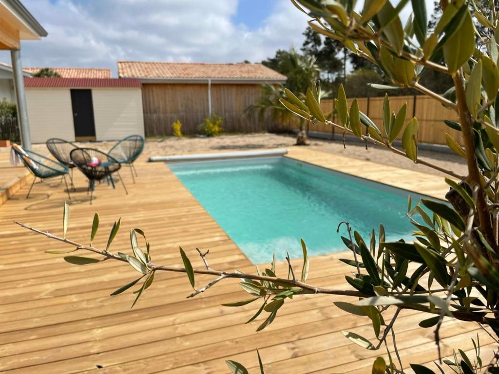 Villashomeclet - Villa Palm Beach Vensac المظهر الخارجي الصورة